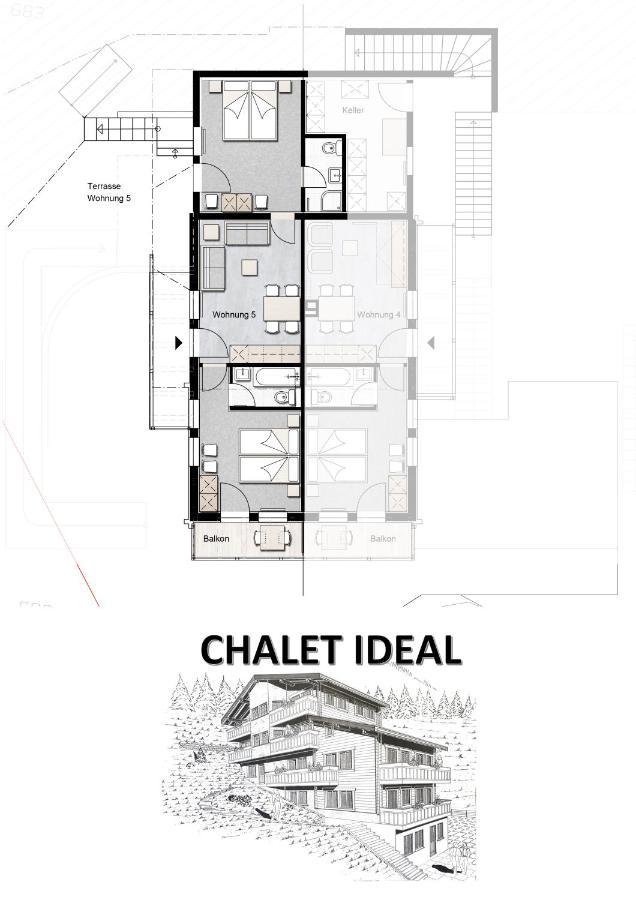 Chalet Ideal Saas-Fee Ngoại thất bức ảnh